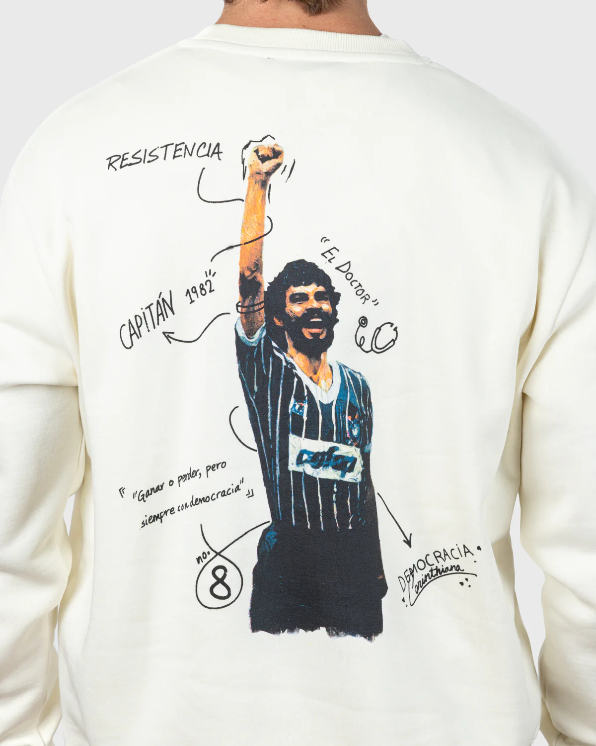 1983 SÓCRATES - Sudadera Fútbol Retro - Image 3