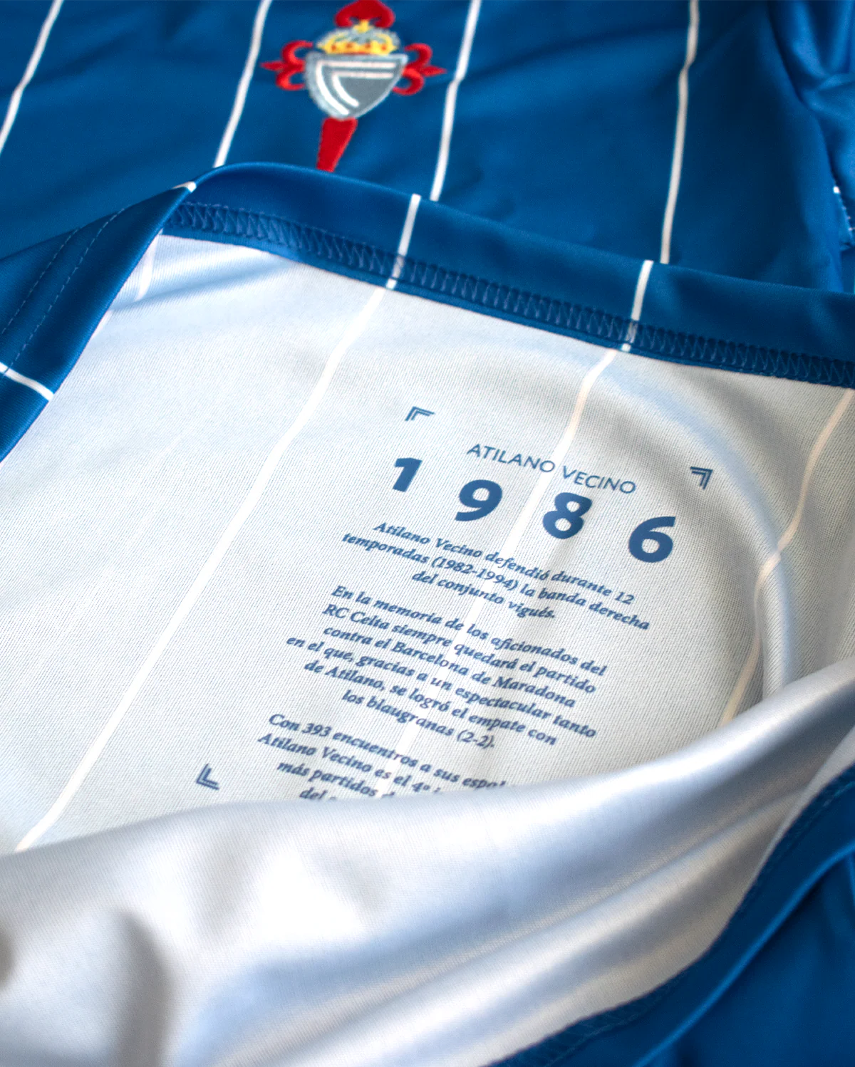 1986 RC CELTA ATILANO - Camiseta de fútbol retro - Image 8