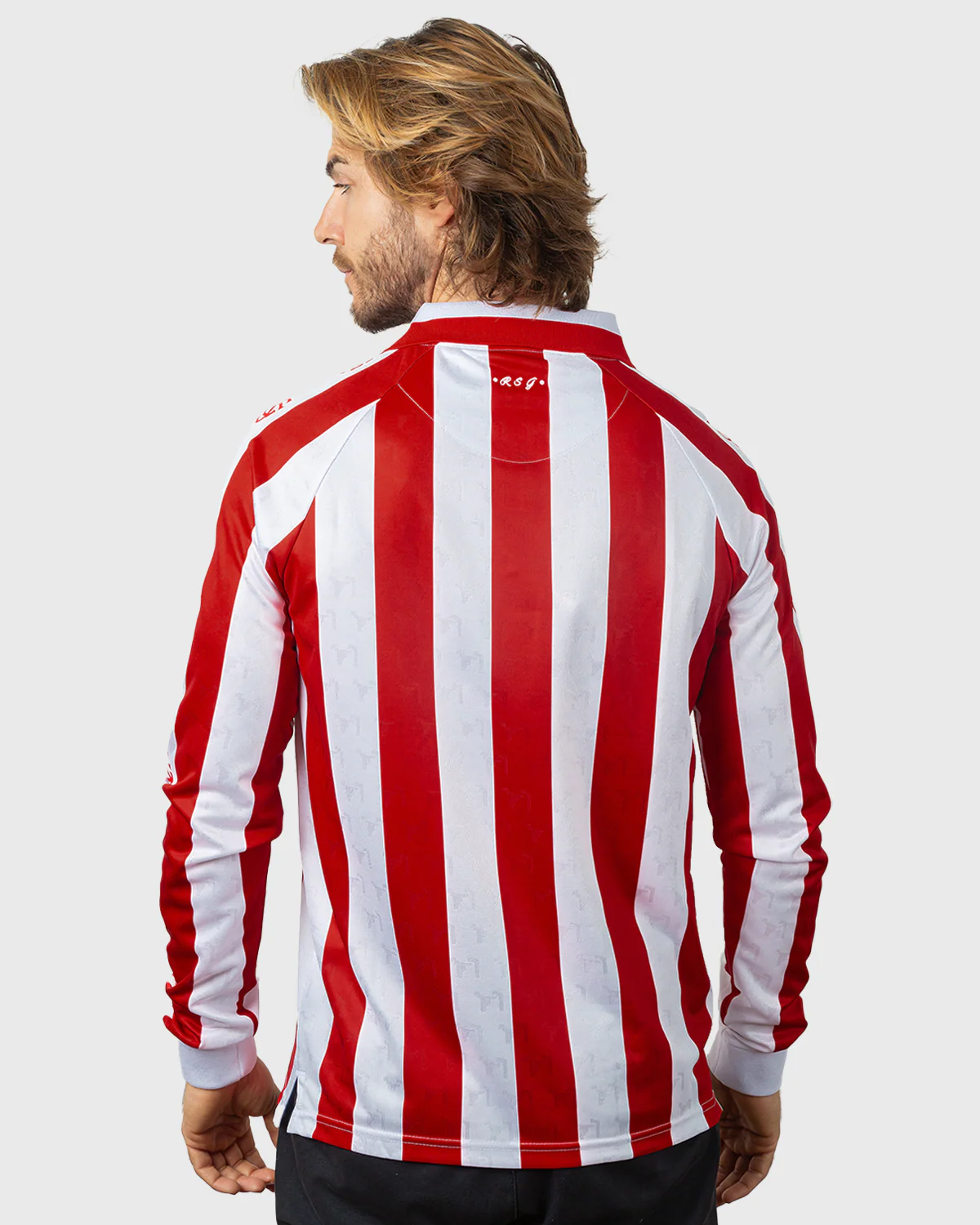 1993 REAL SPORTING Manga larga - Camiseta fútbol retro - Image 3