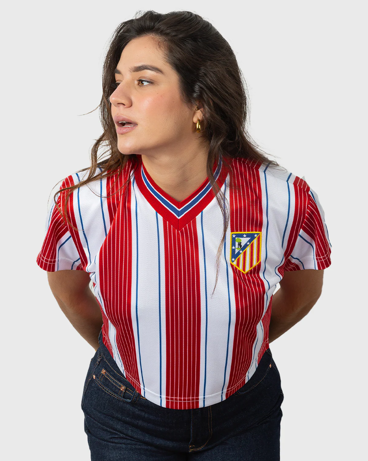 1996 ATLÉTICO DE MADRID Crop top - Camiseta fútbol retro - Image 2