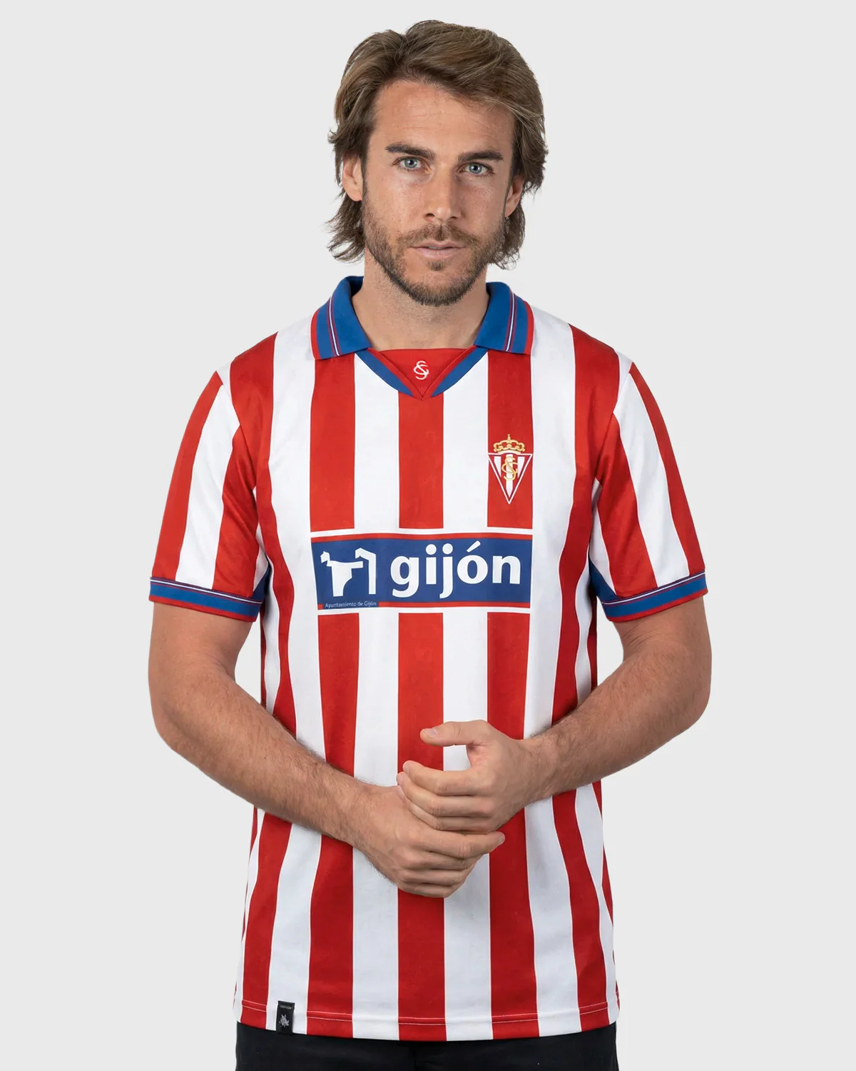 2000 REAL SPORTING DE GIJÓN - Camiseta fútbol retro